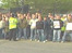Protesters at 2012 site in east London