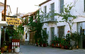 Behind the Taverna