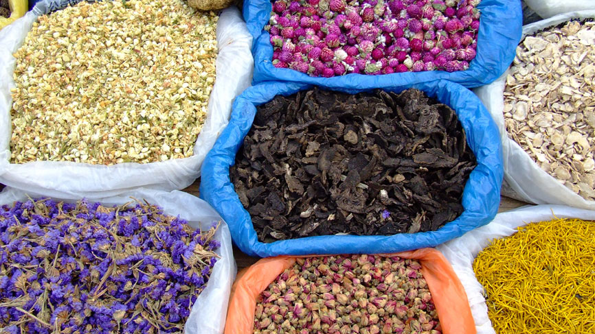 More colourful foodstuffs.