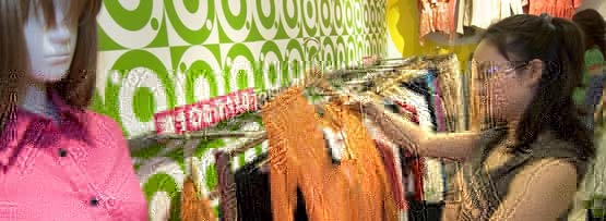 Clothes shopping