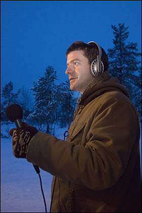 Nathan Turvey in Lapland