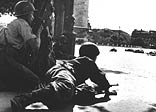 De Gaulle ordered French troops into Paris against American wishes