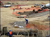A construction site