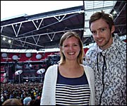 Emily Wood and Kev Hutchings