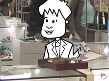 Tim in his boss's office