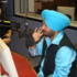 Malkit warms up his vocals