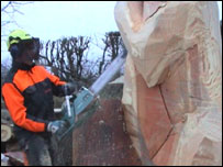 Chainsaw art