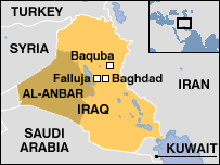 Mapa Iráku