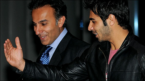 Salman Butt [right]