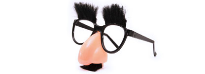 A comedy mask