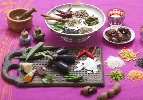 Indian spices and other ingredients