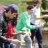 The egg and spoon race kicks off proceedings, and Vernon's quick to get himself "in the zone".