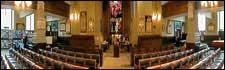 The interior of St Philip's Cathedral