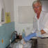 Livid by the state of the Radio 2 kitchen, Paul decided to wash everyone else's cups and mugs.