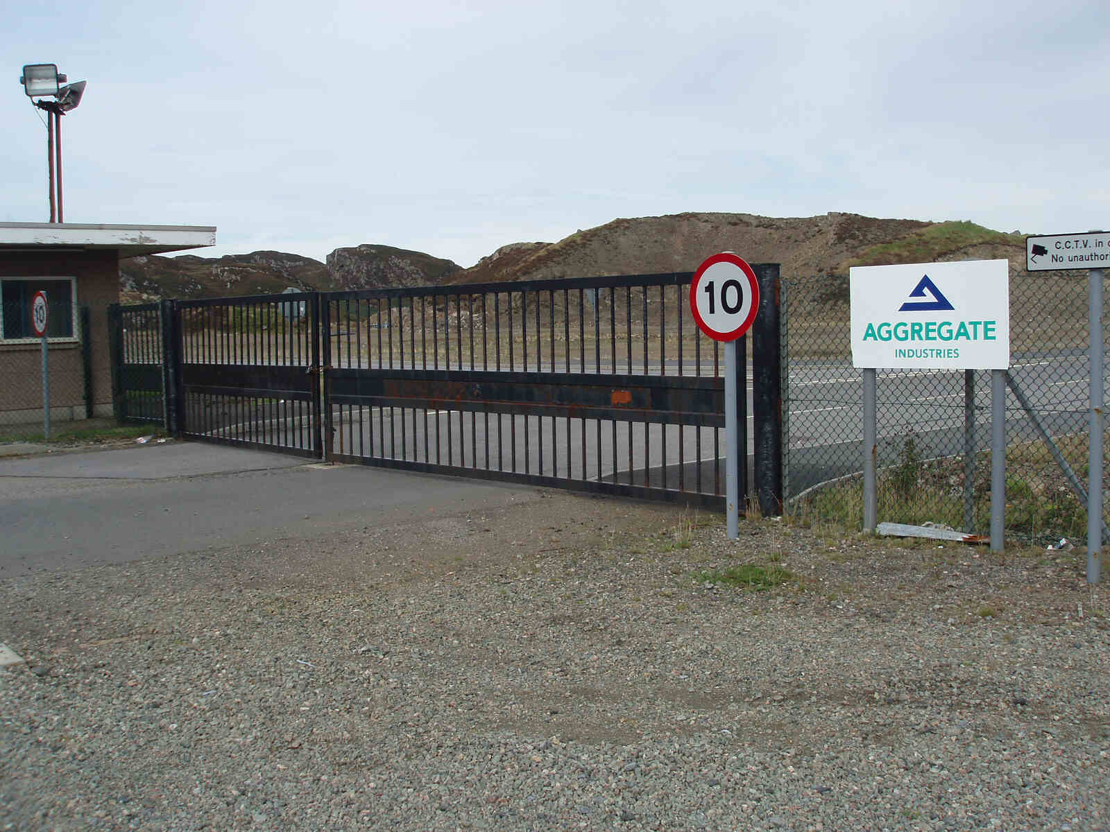 The entrance
