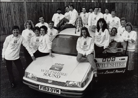 The station team back in 1989