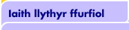 Iaith llythyr ffurfiol