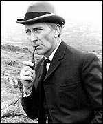 Peter Cushing as Sherlock Holmes