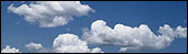Clouds in a blue sky