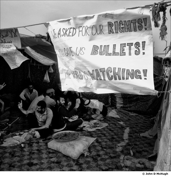 Inside the camp