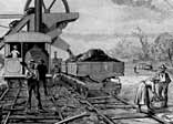 Drawing of French construction at Tabernilla in 1888 - with the project in its earliest stage