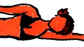 Tanned woman...
