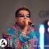 Taz on stage