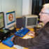 Paul found time to nip downstairs to do a spot of editing.
