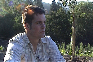 Tom feels at peace this morning. He's taking a few minutes to appreciate the beautiful surroudings where he works.