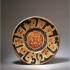 Slip-decorated pottery dish
