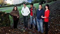 L-R: Helen Doughty, David Dalglish, Trish Adudu, Jon Treanor and Carrie Lloyd 