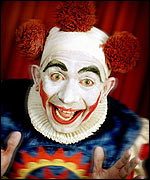 A Victorian clown