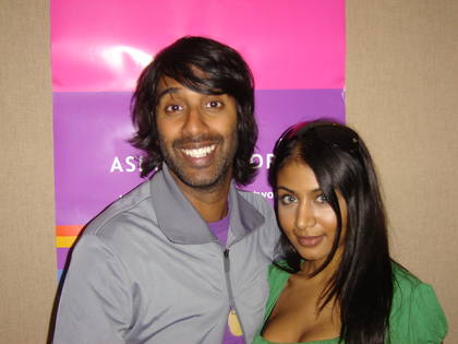 Nihal with singer Anusha