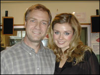 Mark Seaman and Katherine Jenkins
