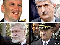 Čtyři ze šestice, jež odletěla do Haagu