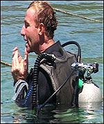 Chris Craven diving