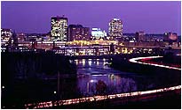 Manchester at night 