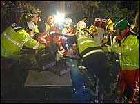Accident scene