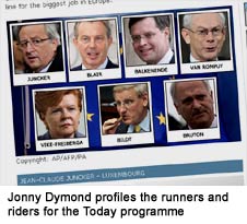 Jonny Dymond's description of European presidency candidates