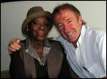 Tandie Klaasen with reporter Mike Thomson