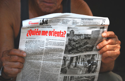 Periódico Granma (Foto: Raquel Pérez)