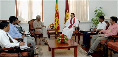 President meeting FMM representatives (Library photo by Sudath silva)
