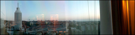 view from hotel window