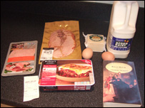 Tuesday's food haul