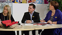Boots buyers Sarah Clark-Martin, Andy Atkinson and Allison Hands