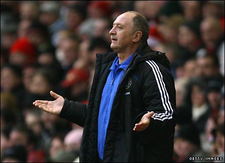 Chelsea boss Luiz Felipe Scolari