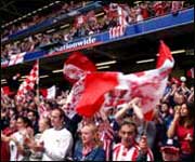 Away fans