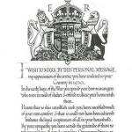 The personal message I received from Queen Elizabeth to thank me for opening my door to strangers. The personal message I received from Queen Elizabeth to thank me for opening my door to strangers.