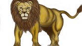 Eyes of a lion...