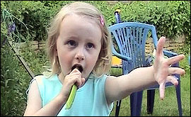 Eating vegetables